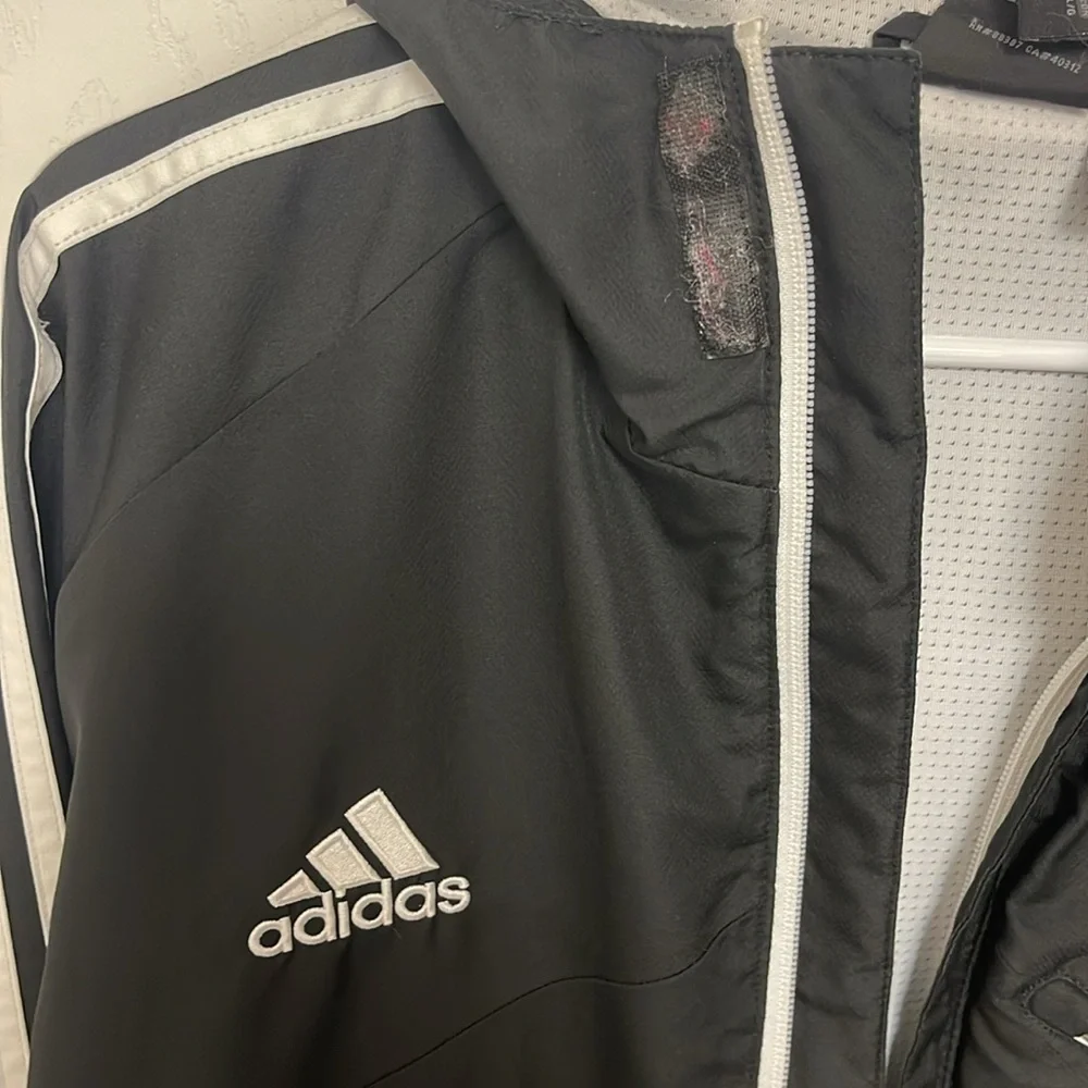 Adidas Clima Proof Zip Up Coat Men’s Large - Picture 5 of 12